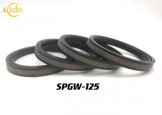 SPGW 125 Çift Etkili Piston Contası, Ekskavatör Yüksek Basınçlı Piston Contaları 0