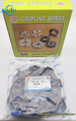 Siyah Standart Boyutlu Centaflex Kavga Koplamaları Ekskavator için