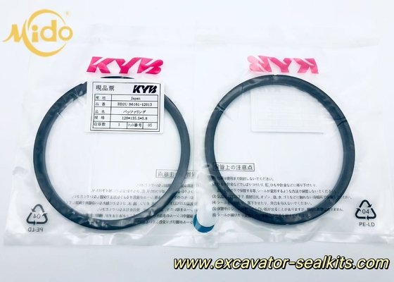 KYB HBY Hidrolik Silindir tampon halkası Ekskavatörler için yedek parça - 120mm ID X 135.5mm OD X 5.8mm Kalınlığı - Dayanıklı aşınma halkası Hidrolik sistem bakımı için